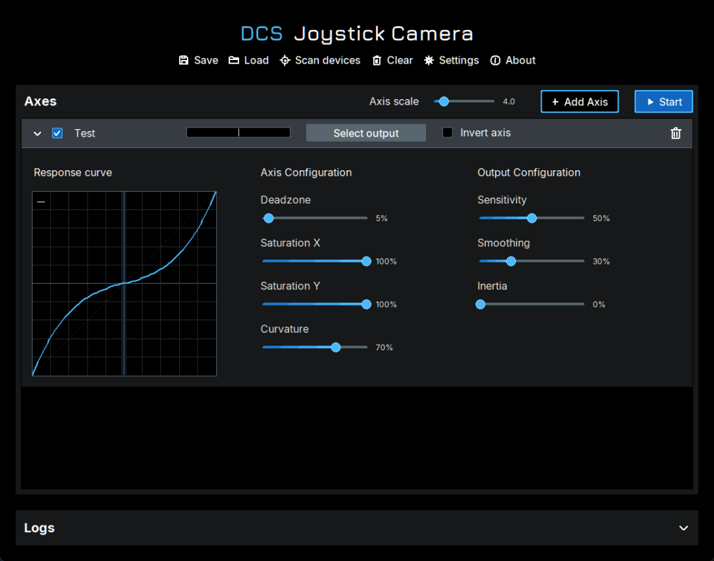 DCS Joystick Camera